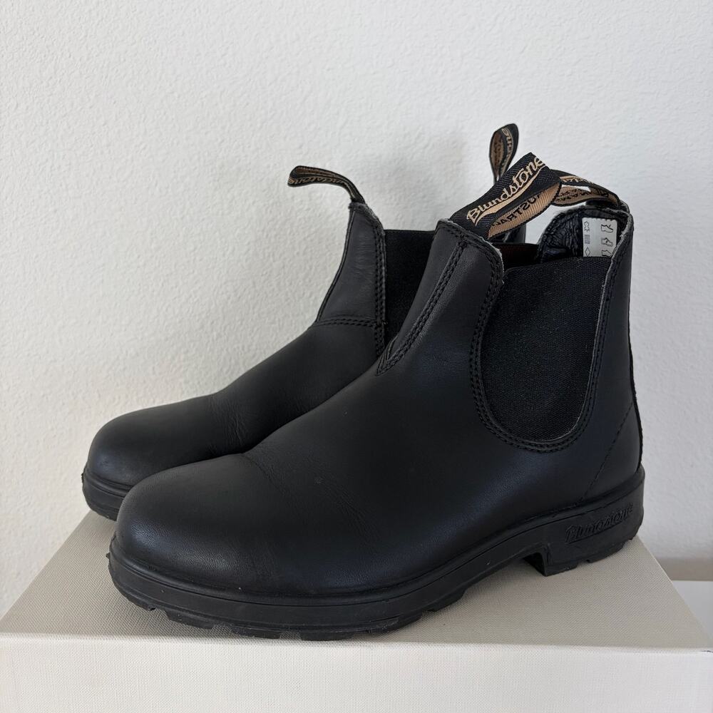 Blundstone Black Leather Chelsea Boots (Size AU 5)